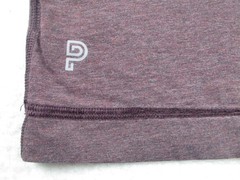 Public Rec Shirt Mens Medium Burgundy Heather V-Neck Pima Tencel Stretch Soft
