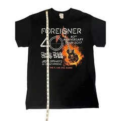 Foreigner 40th Anniversary Tour 2017 T-Shirt Mens Medium