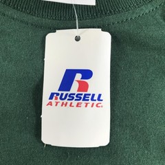 Vintage Russell Athletic Shirt Mens Large Forest Green Long Sleeve Crew Cotton
