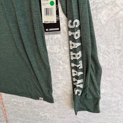 Colosseum Michigan State Spartans Mens Virtual Reality Long Sleeve Tee XL Green