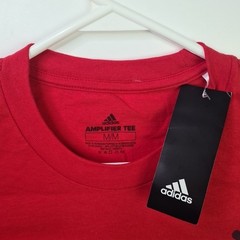 🚨Adidas Rose B/R Flor Red T-Shirt Men Amplifier Tee Graphic Short Sleeve Size M