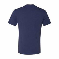Ann Arbor City Baseball Script – Michigan Pride Triblend T Shirt – Vintage Navy