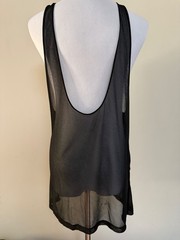 NWT Saint Laurent YSL Runway Scoop Plunging U Sleeveless Tank Top Shirt XS $1650