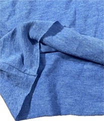 Vintage Powerhouse Gym Cropped T-Shirt Macomb Blue Athletic Weight Lifting