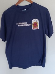 Vintage 90s Fairbanks Alaska Fire Department Bad As Binky Polar Bear Tshirt