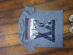 Vtg Sean John XX Gray Tee Size Large (fit more like M) New York City Skyscrapers