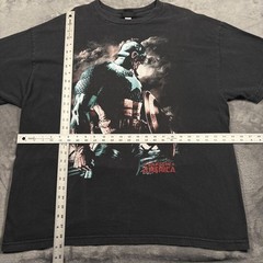 Vintage Marvel Mad Engine T-Shirt Mens 2XL Black Captain America Movie Rare Y2K