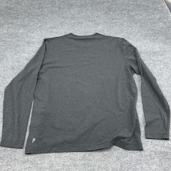 Public Rec Shirt Mens 2XL Gray GO TO Long Sleeve Performance Crew Pima Cotton
