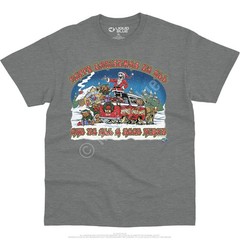 Happy Christmas T-Shirt Liquid Blue