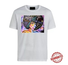 black beauty t-shirt princess t-shirt white unisex Black Queen Shirt Custom Tee