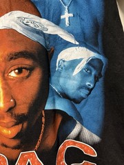 2Pac Shakur”All Eyez On Me” Vintage Black Short Sleeve Graphic T-Shirt Medium