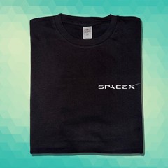 SpaceX Front & Back Print Vintage Premium Tee NASA Elon Musk Tesla Space X BFR