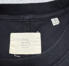 FOG Fear Of God Shirt Mens Small Collection Two 2016-2017 Oversized Long Black