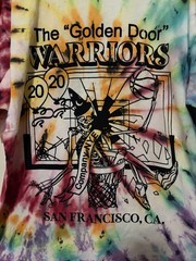 Online Ceramics The Golden Door Warriors Company NYE Tie Dye T-Shirt Size Large