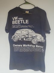 VW Beetle Volkswagen Haynes Owners Workshop Manual Tshirt Size L