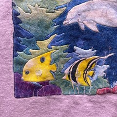 Vtg Dolphin Florida T Shirt Mens XL Fort Walton Beach Fish Graphic Light Pink SS