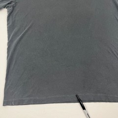 James Perse Mens Size 4 L / XL Washed Gray Cotton V-Neck Casual Preppy USA Made