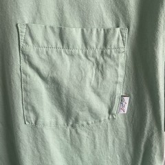 Greg Norman Men’s XL Mint Green Pocket T-Shirt Shark Logo SS Excellent