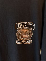 Vntg Military 7.62 Design T-Shirt Men’s L OEF/OIF Veterans Taking Aim On Terror