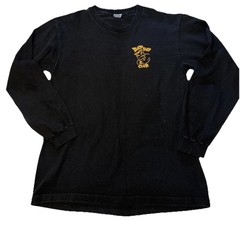 90’s Bad Boy Club – Quit Yer Snivlin’- Bold Graphic Long Sleeve T Shirt XL Black