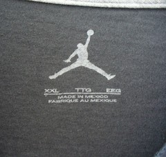 Air Jordan Jumpman Logo “BULLS” Red Metallic Foil Gray Short Sleeve T-Shirt 2XL
