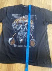 NWOT VTG 2007 Dimmu Borgir Invaluable Darkness Tour In Sorte Diaboli Sz XL Anvil
