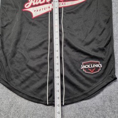 Jack Links Beef Jerky Sasquatch Promo Baseball Jersey Mens Size Small No Tag