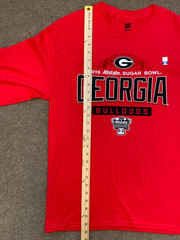 Georgia Bulldogs Shirt Mens M 2019 NCAA Sugar Bowl Long Sleeve Cotton Pullover
