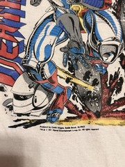 Vintage 1991 Marvel Comics Deathlok Comic Images Tee Shirt – XL – RARE PRISTINE