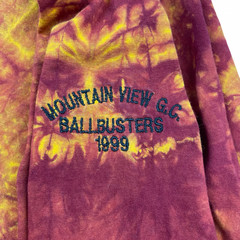 VTG 1990’s Tie Dyed Turtle Men’s 100% Cotton L/S T-Shirt Orange • USA • XL