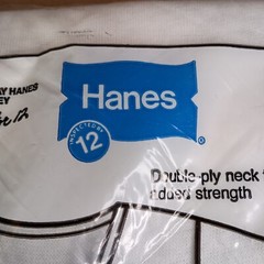 Hanes Vintage Comfort Blend T-Shirts V Neck Men’s M Undershirt NOS 1984 Made USA