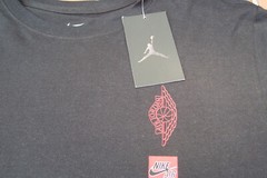 NEW Nike Air Jordan Retro 1 OG S I Wings ICONIC Blk Multi-Color Men’s T-Shirt XL
