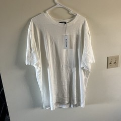 JMIERR NWT Men’s White Cotton Polyester T Shirt 2XL