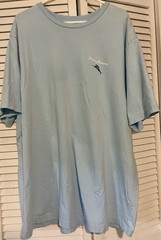 Tommy Bahama Men’s 2XL T-Shirt Light Blue “Call Me Old Fashioned” Marlin Graphic
