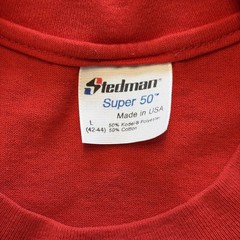 Vintage Stedman Happy Hooker Bait & Tackle Shirt Mens Large Red Fishing 80s