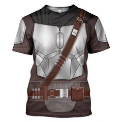 Star Wars Beskar Mandalorian Costume Unisex 3D T shirt