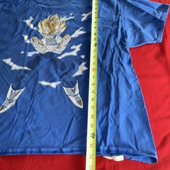 Dragon Ball Z T Shirt Mens XL Majin Vegeta Champions Blue Graphic Cartoon Anime