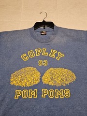 Vintage 1993 Copley Ohio Cheerleading Pom Poms T Shirt XL FOTL Best Distressed