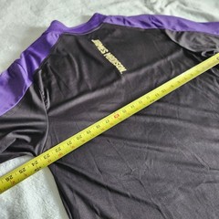 JMU Dukes 2XL Pullover Shirt Long Sleeve XXL Purple Black Colosseum Men’s