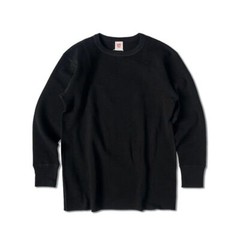 Non Stock Waffle Thermal Shirt 400g Heavyweight Fall Winter Long Sleeve Basic Sh