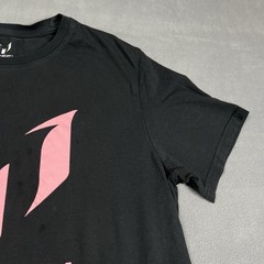 Messi Collection Shirt Adult L Black Short Sleeve Logo Soccer Futbol Mens