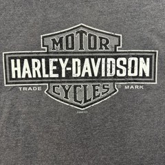Harley-Davidson Shirt Mens XL Gray Stubbs Houston Texas Dealer Motorcycle Tee