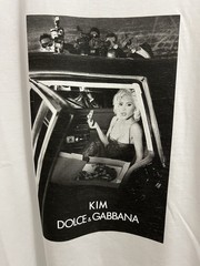 Di Dolce & Gabbana Kim Kardashian T-Shirt Size XL Cotton New Limited