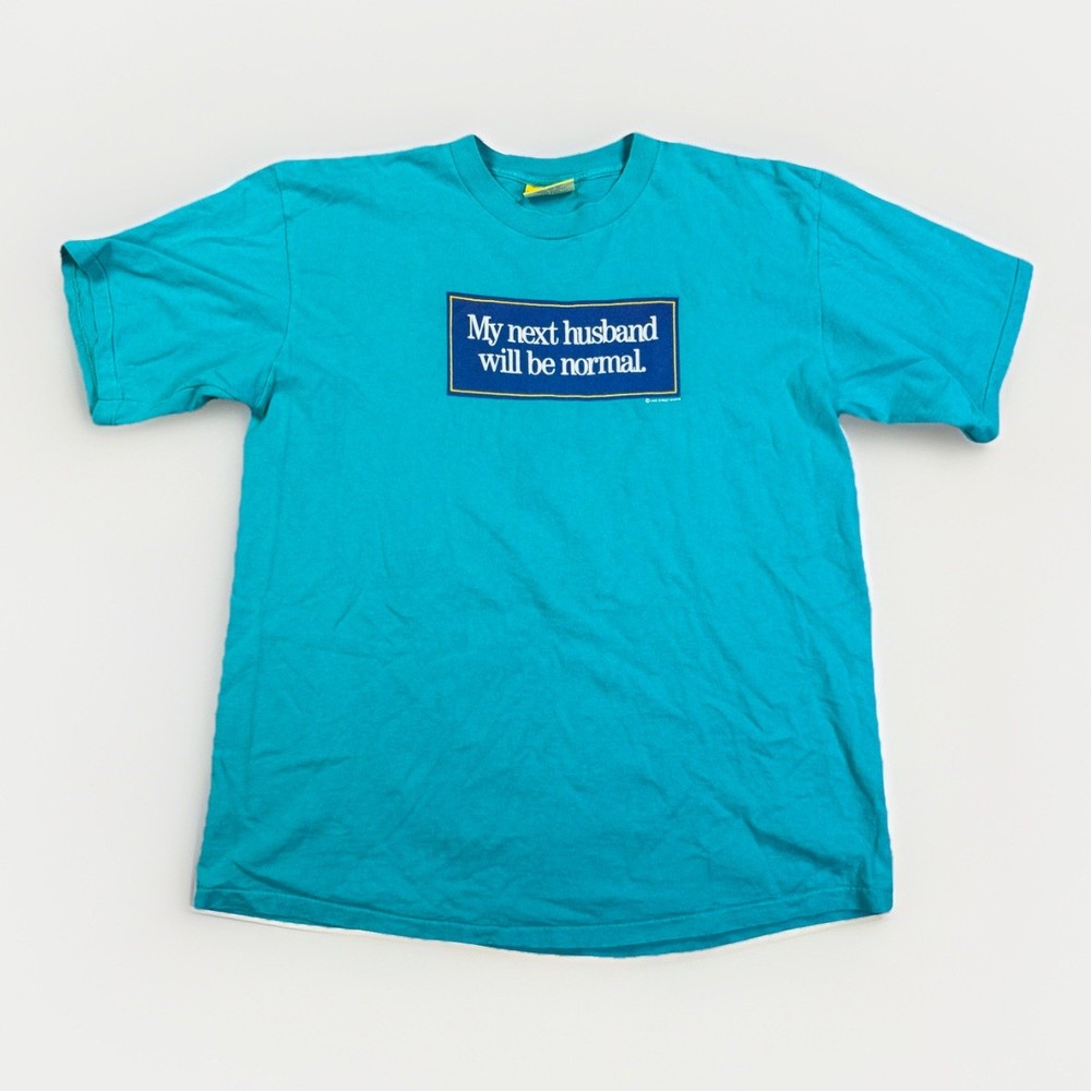 Vintage Lake Street Shirts My Next Husband Will Be Normal Shirt Size XL