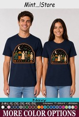 Halloween Monster Squad Shirt, Cute Ghost Skeleton Pumpkin Tee