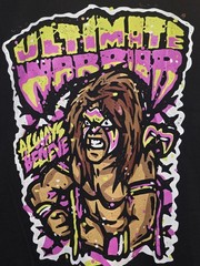WWF WWE Ultimate Warrior T-Shirt Men’s XL Always Believe Cartoonish Graphic