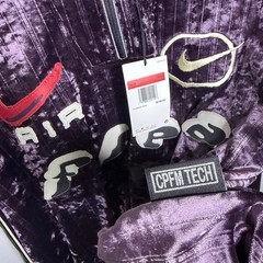 Cactus Plant Flea Market CPFM Nike Air Just Do It Soccer Jersey Burgundy Ash L