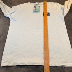 ComfortWash Mount Rainier Long Sleeve Graphic Tee Light Blue Mens Large NWT