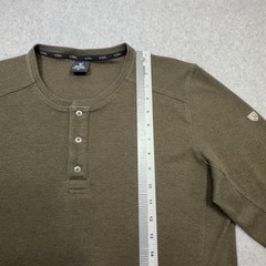 Kuhl Enticer Henley Shirt Men Medium Green Thermal Long Sleeve Stretch Baselayer