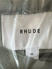 RHUDE classic raglan Short Sleeve T-Shirt Sage Size XL Regular
